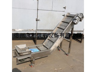 高擋板提升上料機 鏈式提升輸送機