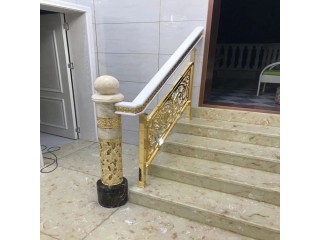 上海廠家 銅雕刻樓梯簡直是為別墅量身定做的裝飾
