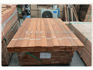 紅巴勞地板防腐木地板戶外平臺庭院菠蘿格板材防滑槽露臺室外地板
