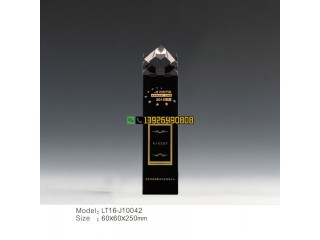 水晶獎牌專業獎杯定制公司企業員工活動比賽表彰獎章可刻字雕LOGO