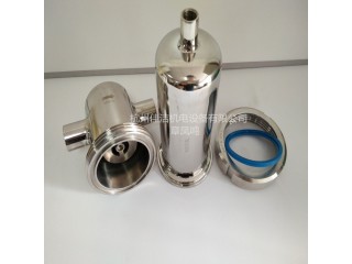 不銹鋼材空氣除菌過濾器10公斤氣體終端滅菌過濾器