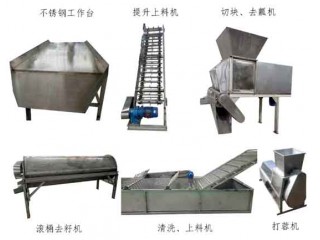 冬瓜機,冬瓜加工機器設備,全自動冬瓜蓉加工流水線