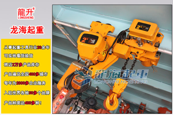 龍升低凈空環鏈電動葫蘆圖片