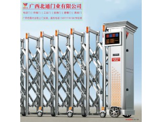 南寧大門伸縮門|南寧校門伸縮門|南寧校園伸縮門廠家