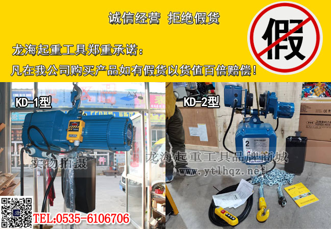 KD-2型進口環鏈電動葫蘆3