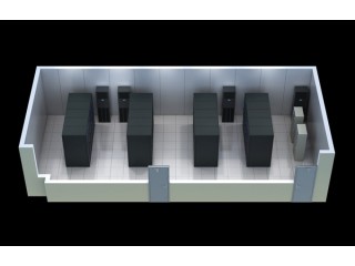重慶機房效果圖設計_彩鋼板_UPS精密空調間效果圖制作