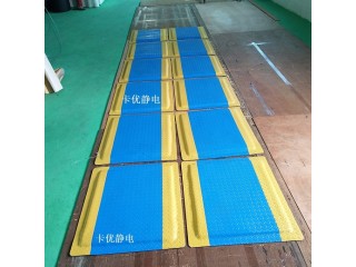 兩層黃邊防疲勞腳墊,卡優防滑雙層抗疲勞墊,工業緩解疲勞地墊廠