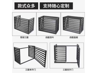 電動手動鋁百葉窗河北生產廠家,鋅鋼鋁合金百葉窗空調罩護欄圍欄